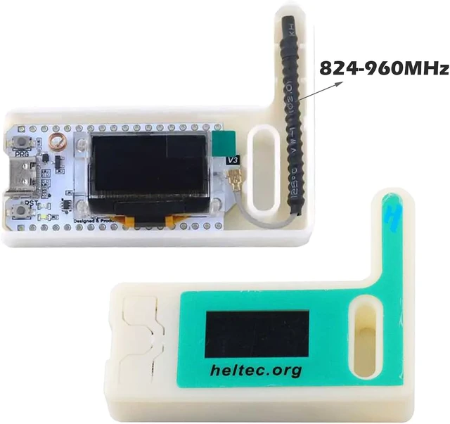 Alt view image 2 of 7 - 2 Sets ESP32 LoRa V3 915MHz WiFi+BLE Development Board Kit 0.96" OLED Display, SX1262, LoRa V3 Case & 824960MHz Antenna for Meshtastic IoT