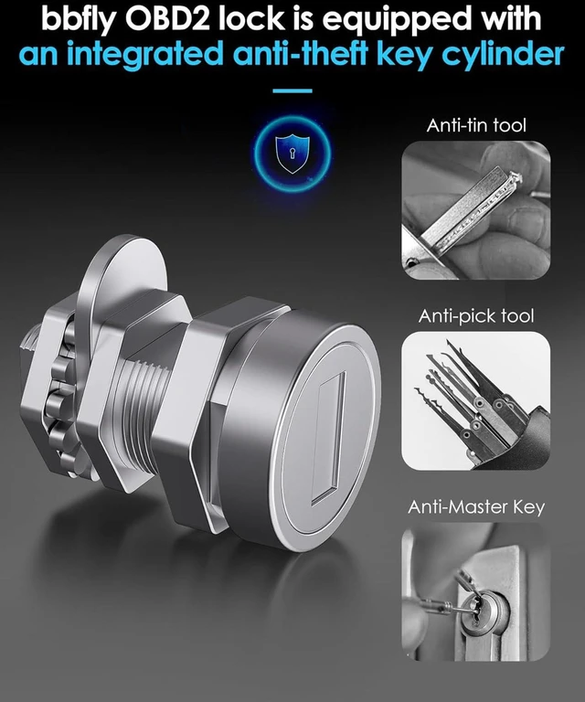Alt view image 4 of 7 - K02 OBD Port Locking Tool, Car OBD2 Protector Device