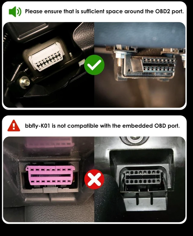 Alt view image 7 of 7 - K02 OBD Port Locking Tool, Car OBD2 Protector Device