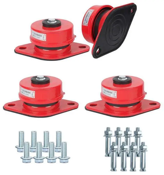 Main image of Heavy Duty Spring Floor Mount Vibration Isolator for Heavy Machinery | Set Includes Mounting Bolts, Supports 176261 Lbs Load, Effectively Reduces Vibration for Air Compressors Fans Pumps