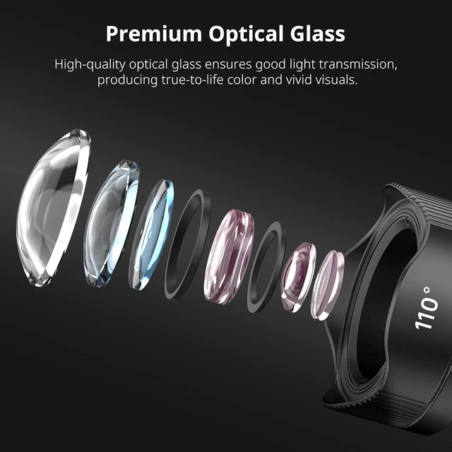 Alt view image 3 of 7 - CL-003 Phone Macro Lens, HD 75mm Phone Camera Lens for 17mm Thread