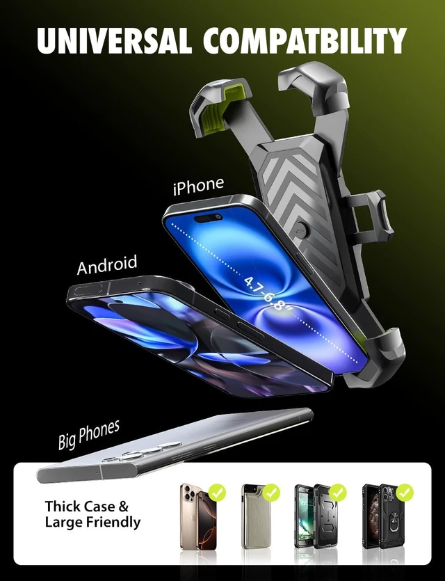 Alt view image 2 of 7 - X-Lock Heavy Duty Car Phone Holder Truck Dash Windshield Mount
