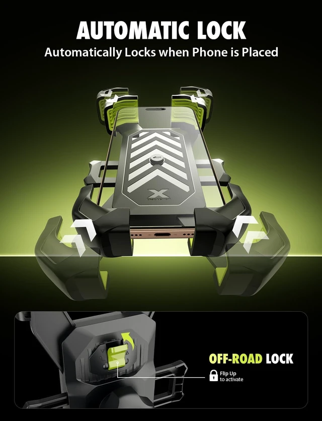 Alt view image 6 of 7 - X-Lock Heavy Duty Car Phone Holder Truck Dash Windshield Mount