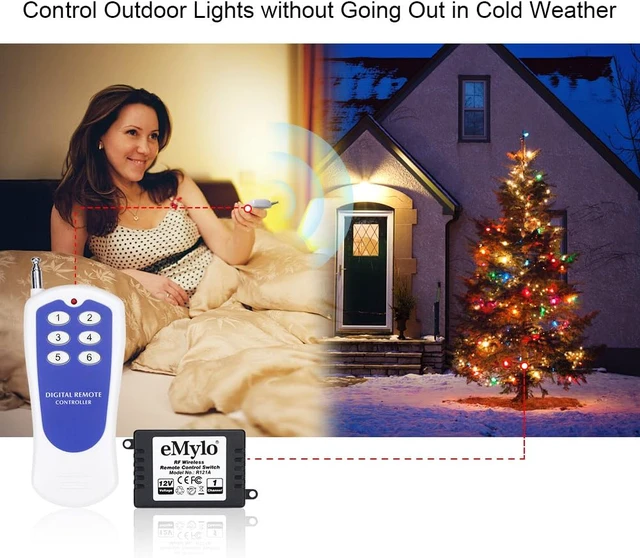 Alt view image 4 of 7 - Wireless Remote Control Switch 12V 10A 433MHz RF Relay