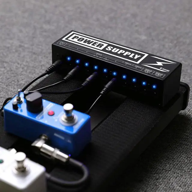 Alt view image 5 of 7 - DP-2 Guitar Pedal Power Supply High Current 10 Isolated DC Output for 9V/12V/18V Effect Pedals