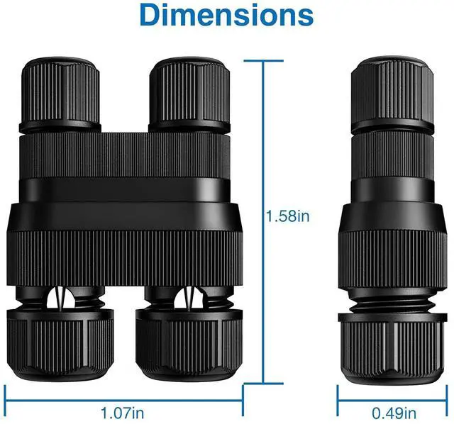 Alt view image 6 of 6 - SUNVIE Fastlock2 Low Voltage Wire Connector Landscape Lighting Connectors 14-18 Gauge Waterproof Low Voltage Connectors Outdoor Landscape Wire Connector for Garden Yard Path Lights, 24 Pack
