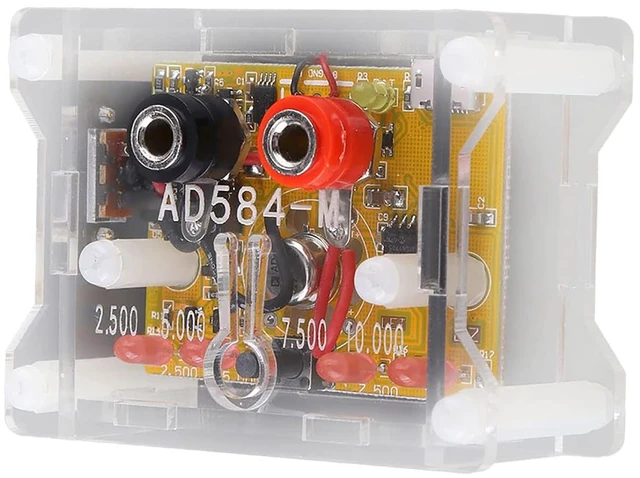 Alt view image 6 of 7 - AD584KH 4-Channel Voltage Reference Calibration Module with Transparent Housing
