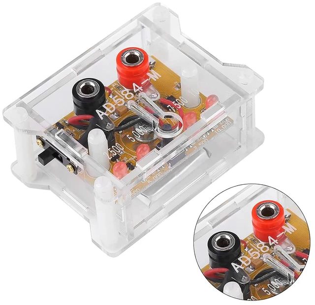 Alt view image 7 of 7 - AD584KH 4-Channel Voltage Reference Calibration Module with Transparent Housing
