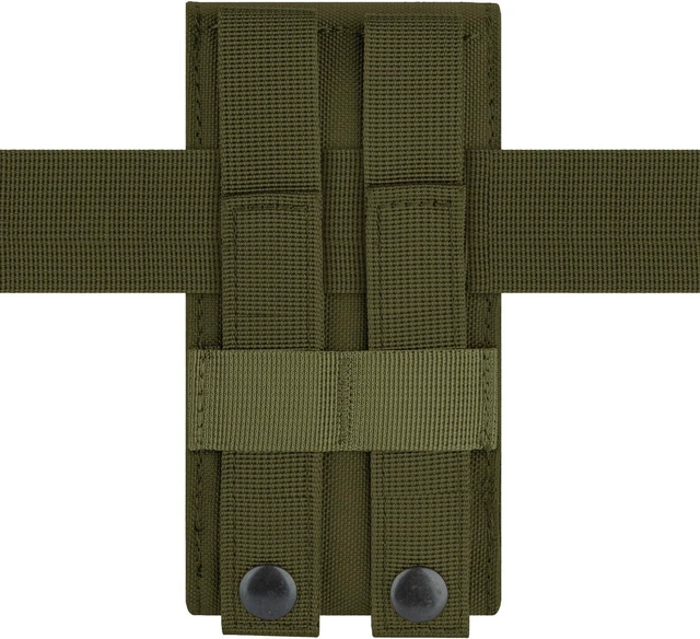 Alt view image 10 of 14 - SOEWIOU Army Camo Molle Bag for Mobile Phone Belt Pouch Holster Cover Case Size L, Green