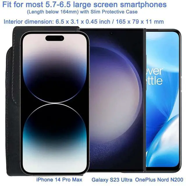 Alt view image 2 of 7 - PU Leather Swivel Clip Case Cell Phone Holster Rotating Belt Clip Pouch Holder For Samsung Galaxy A15 A55 A54 A25 A35 S25+ S24 Ultra S23 FE S21 FE Plus, iPhone 15 14 13 Pro Max Plus, Moto G Power 2023