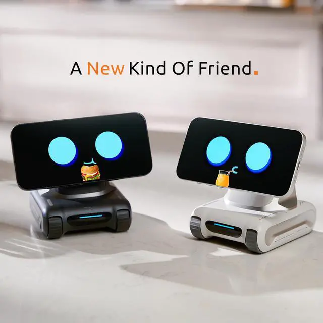 Alt view image 7 of 7 - SOEWIOU AI Desktop Robot Companion,ChatGPT Voice Interaction,Visual Understanding,Personality&Memory,10W Wireless Charging,Tech&Gadget Gift,Electronic pets,Toy,Geek,Desktop Setup