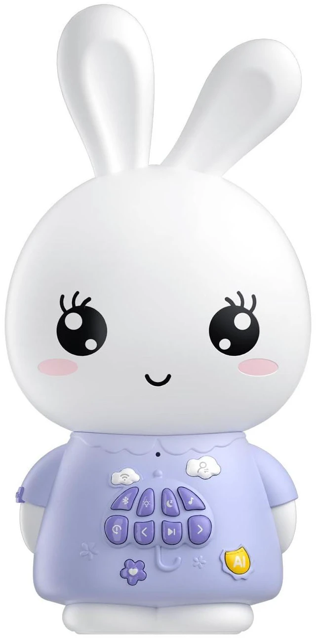 Alt view image 8 of 14 - SOEWIOU AI Toys for Kids, Smart Companion with Real-Time Voice, 4 Agents & 91 Languages, Preloaded 48 Bunny English/50 Stories/66 Music/28 Lullabies/34 Classical Tunes, Bluetooth Speaker