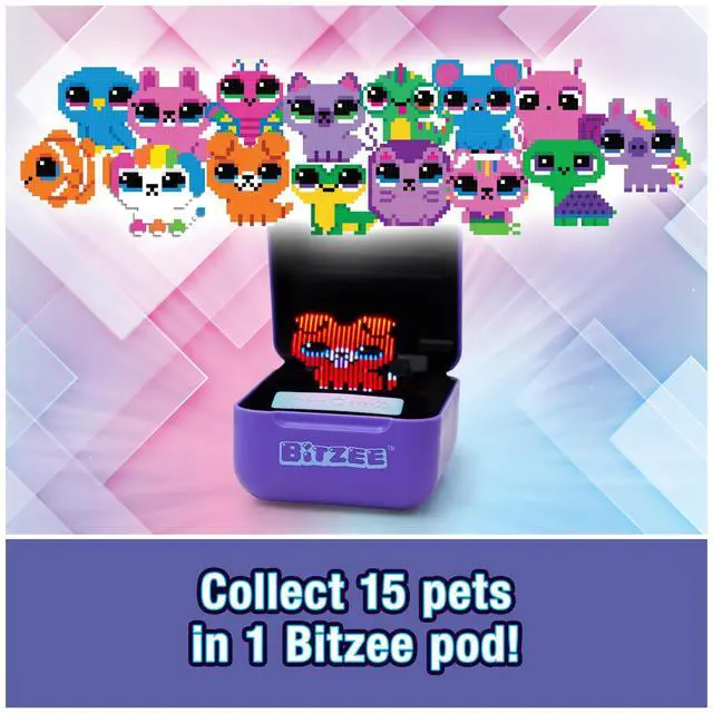 Alt view image 5 of 14 - SOEWIOU, Interactive Toy Digital Pet with 15 Animals Inside, Virtual Electronic Pets React to Touch, Kids Toys for Girls and Boys