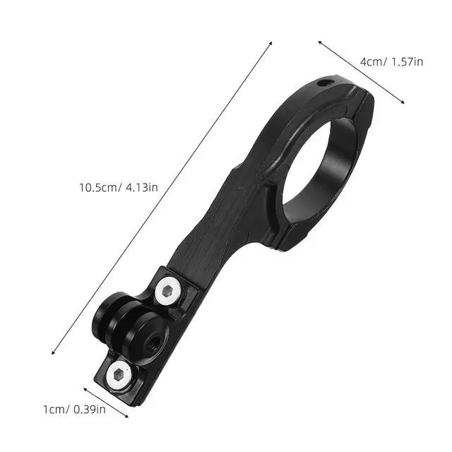 Alt view image 2 of 7 - BEBEMOKO Motorcycle Phone Holder Mount with Adjustable Tripod Stand and O-Shaped Metal Clamp for Biking Accessories and Cycling Mobile Phone Use