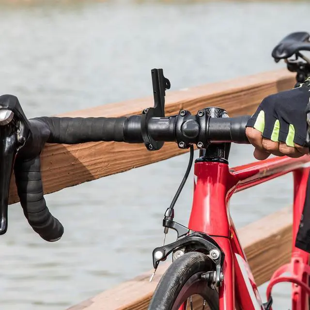 Alt view image 7 of 7 - BEBEMOKO Motorcycle Phone Holder Mount with Adjustable Tripod Stand and O-Shaped Metal Clamp for Biking Accessories and Cycling Mobile Phone Use