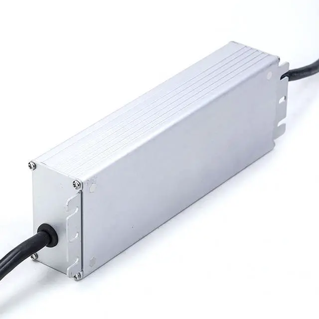 Alt view image 2 of 7 - HLG-120H-C350A 150W Constant Current LED Driver - 90-305VAC Input, 350mA, IP67 Rated - Reliable Industrial Lighting Solution for Warehouses, Factories, and High Bay Applications