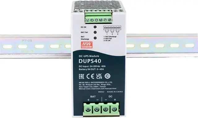 Alt view image 5 of 5 - DUPS40 Switching Power Supply 24V 20A DC uninterruptible Guide DC UPS Module Power Supply Switching Power Supply