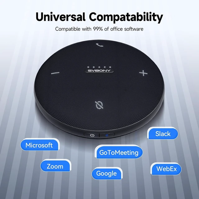 Alt view image 7 of 7 - SVHub Omni2 Conference Speaker, Compatible with Zoom for Home Office