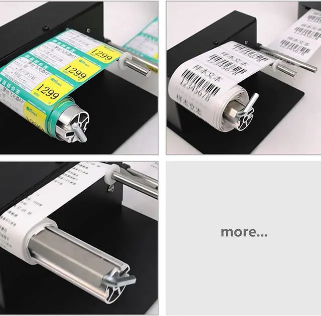 Alt view image 7 of 7 - AIWFL Automatic Label Rewinder Rewinding Machine Speed 1-8 inch/s Automatic Label Rewinder Two-Way Rewinding 180mm Label Roller Machine Synchronize with Printer (R3)