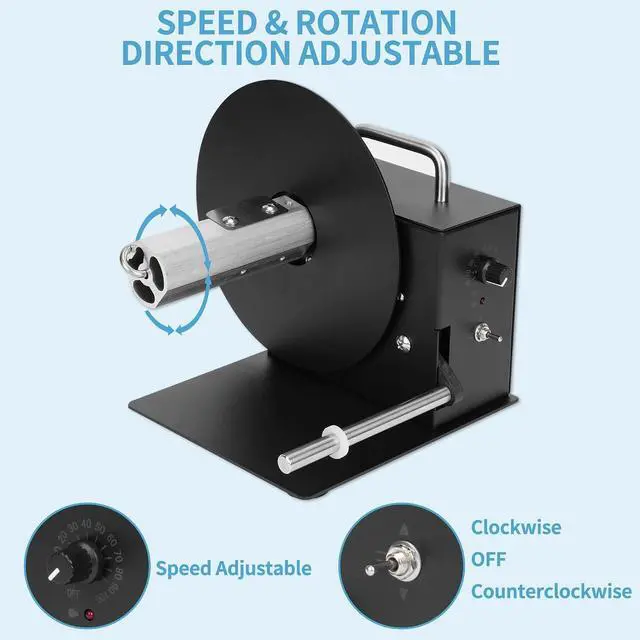 Alt view image 4 of 7 - AIWFL Automatic Label Rewinder R3 Pro 180mm Label Rewinding Machine