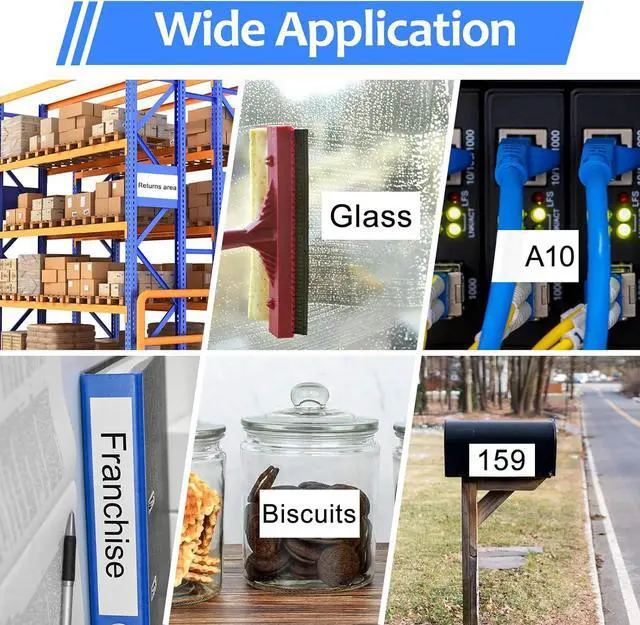 Alt view image 7 of 7 - 40 Pack 12mm 0.47 Laminated White Tape Compatible for Brother P Touch Label Maker Tape TZe-FX231 Flexible-ID 12mm Label TZ-FX231 1/2 Inch TZe TZ Tapes for PT-D210 D200 D220 H100 H110 D400
