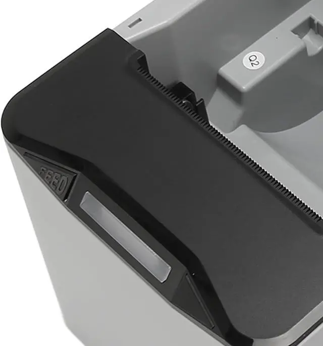 Alt view image 7 of 7 - Shipping Label Printer, High Speed 80mm Width Auto Cutter Thermal Printer USB LAN Interface for Office (US Plug 110240V)