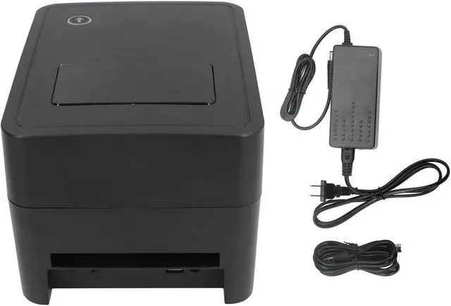 Alt view image 6 of 7 - Thermal Label Printer USB Bluetooth High Speed Printing Shipping Label Printer 100240V (US Plug)