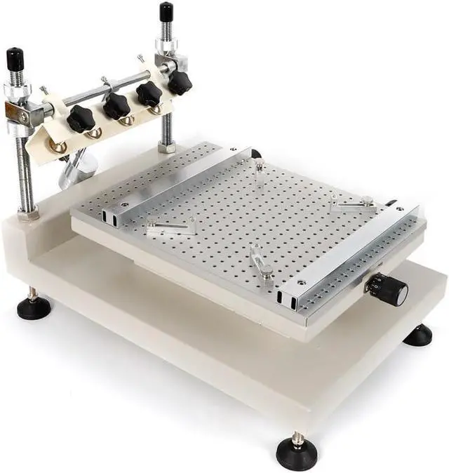Main image of 3040 Solder Paste Printer, SMT PCB Stencil Printer, Manual Stencil Printer, Height Adjustable, Printing Size 300 * 400mm, Suitable for Advertising Crafts Printing Industry.