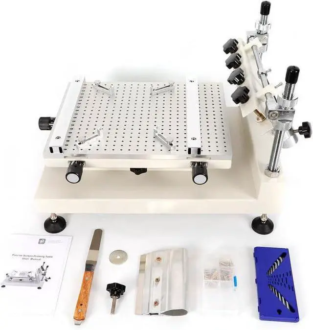 Alt view image 6 of 6 - 3040 Solder Paste Printer, SMT PCB Stencil Printer, Manual Stencil Printer, Height Adjustable, Printing Size 300 * 400mm, Suitable for Advertising Crafts Printing Industry.