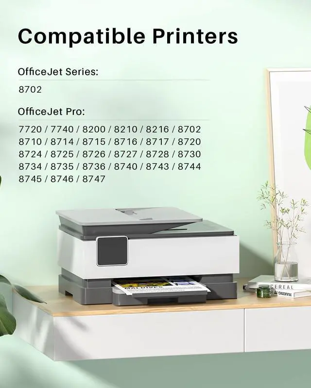 Alt view image 2 of 6 - 952XL Ink Cartridges Combo Pack Replacement for HP 952 XL 952 ink, 4 Pack