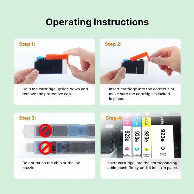 Alt view image 4 of 7 - 923 Ink Cartridges Combo Pack: Replacement for HP 923 Ink Cartridges