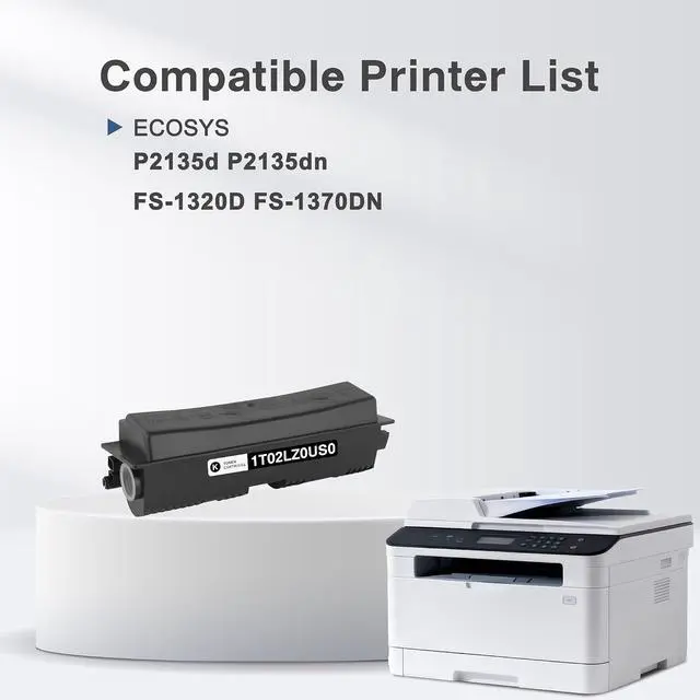 Alt view image 2 of 7 - TK172 TK-172 Toner Cartridge for P2135d P2135dn FS-1320D Printer