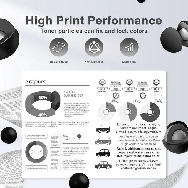 Alt view image 5 of 7 - TK172 TK-172 Toner Cartridge for P2135d P2135dn FS-1320D Printer