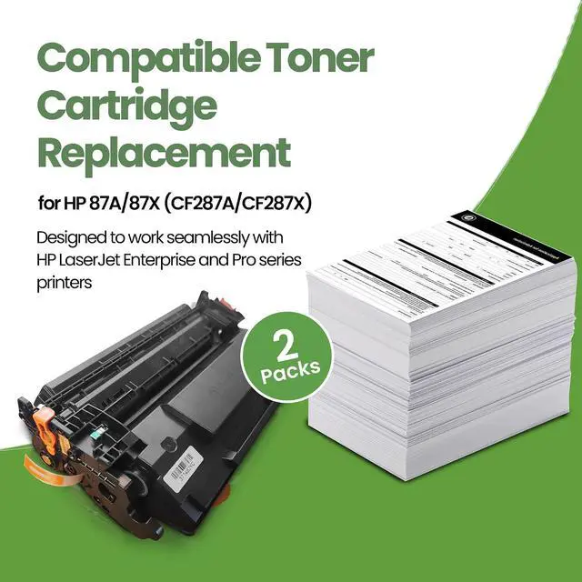 Alt view image 2 of 7 - Premium Toner Cartridge 87A CF287A / 87X CF287X - Compatible for HP M506, M501, M527 Series Printers