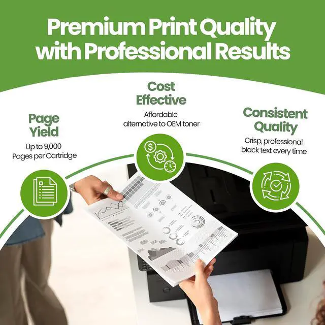 Alt view image 3 of 7 - Premium Toner Cartridge 87A CF287A / 87X CF287X - Compatible for HP M506, M501, M527 Series Printers