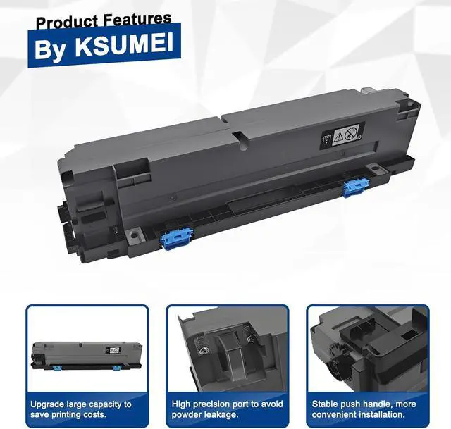 Alt view image 5 of 7 - WX-107 Waste Toner Ink Container Box WX107 Work for Konica Minolta Bizhub C250i C300i C360i C450i C550i C650i C750i Printers