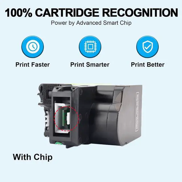 Alt view image 3 of 7 - KANTEN C310 Black Toner Cartridge High-Yield (with Chip) 006R04356