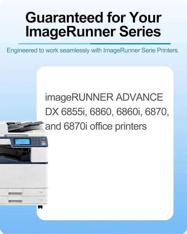 Alt view image 4 of 7 - MasaiMara GPR-63 GPR63 High Capacity Compatible Toner Cartridges Replacement for Canon ImageRunner Advance DX 6855i 6860 6860i 6870 6870i Printers (Black, 2-Pack)