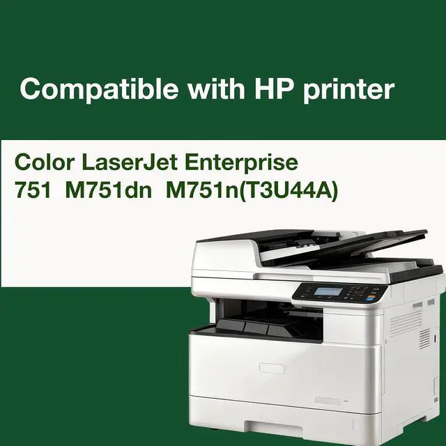 Alt view image 2 of 6 - 658X Black Toner Cartridge Replacement for HP 658A 658X W2000X W2000A Toner Cartridges Compatible for Color LaserJet Enterprise M751 M751n M751dn Printers1 Pack Black