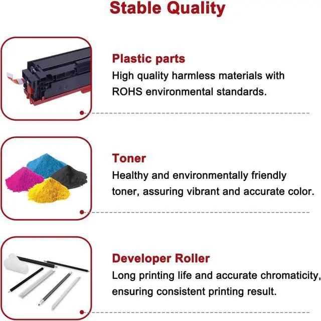 Alt view image 5 of 5 - 054 Toner Cartridge Set 054H MF642Cdw MF644Cdw for Canon Cartridge 054