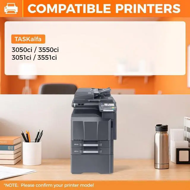 Alt view image 2 of 6 - TK-8307 TK8307 Toner Cartridge 4-Pack High Capacity Replacement for TK-8307K TK-8307C TK-8307M TK-8307Y Works with Kyocera TASKalfa 3050ci 3550ci 3051ci 3551ci Laser Printer Black Cyan Magenta Yellow