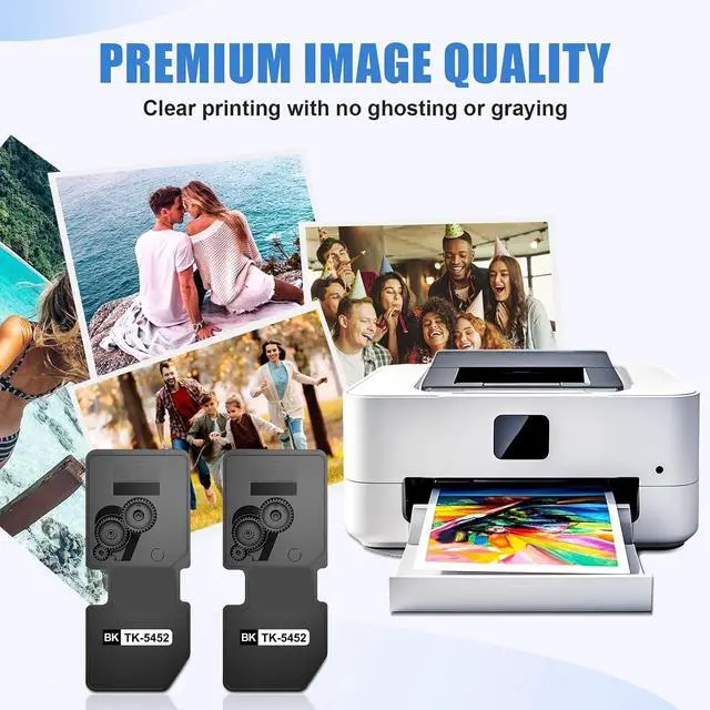 Alt view image 4 of 5 - TK5452K TK5452 TK-5452 Toner Cartridge Compatible for Kyocera TK5452K TK-5452 TK5452 Toner for ECOSYS PA2600cwx PA2600cx MA2600cwfx MA2600cwx Printers(Black,4,100 Pages,2 Pack)