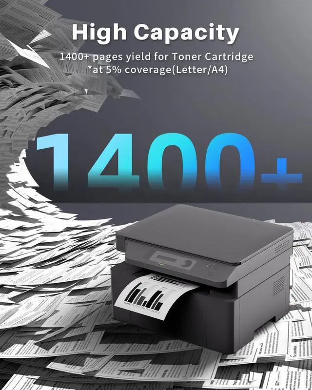 Alt view image 3 of 7 - INK4U 202A Black Toner Cartridges Compatible for 202 A 202X CF500X CF501X CF502X CF503X as Replacement with Color LaserJet Pro M254dw/M254nw/M254dn MFP M281fdw/M281fdn/M281cdw/M280nw (2 Black)