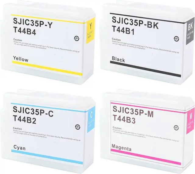 Main image of Remanufactured SJIC35P Ink Cartridges,Compatible with CW-C6000Au CW-C6000Pu CW-C6500Au CW-C6500Pu Printer -4 Color (PBK/C/M/Y)