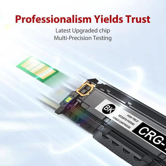 Alt view image 5 of 7 - 118 Toner Cartridge 4 Pack - High-Yield Replacement for Canon CRG-118 CRG118 Toner for Color Imageclass MF8580Cdw MF8380Cdw MF8350Cdn MF726Cdw LBP7660Cdn Printer (Black Cyan Magenta Yellow)