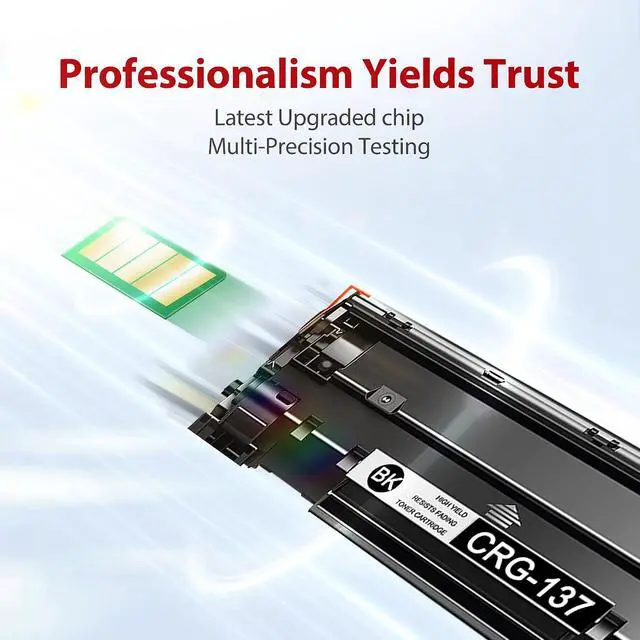 Alt view image 5 of 7 - 137 Toner Cartridge Replacement for Canon CRG137 CRG-137 Black Toner Cartridge to Use with ImageClass MF232W MF227dw MF229dw MF216n MF236n MF244dw D570 LBP151dw Printer (2 Black)