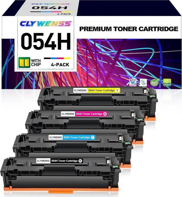 Main image of 054H Toner Cartridge Set Replacement for Canon 054H 054 High Yield for Color ImageCLASS MF642Cdw MF644Cdw LBP622Cdw MF641Cdw MF641Cw Printer (Black Cyan Magenta Yellow, 4-Pack)