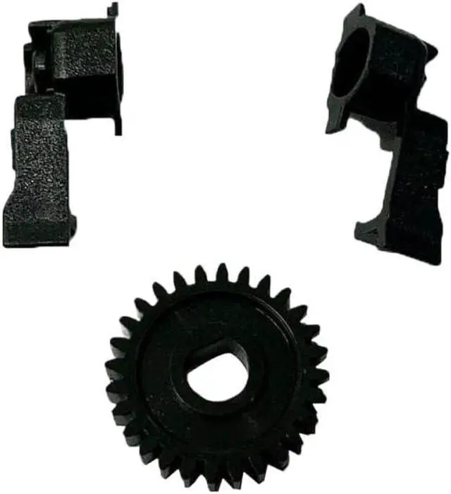 Alt view image 2 of 2 - Rubber Roller With Gear Compatible With ZD410 Barcode Label Printer