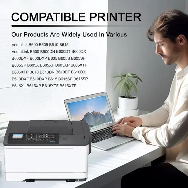 Alt view image 2 of 7 - 101R00582 Imaging Unit Compatible for Xerox 101R00582 Drum Unit Work for Xerox Versalink B600 B605 B610 B615 Printer