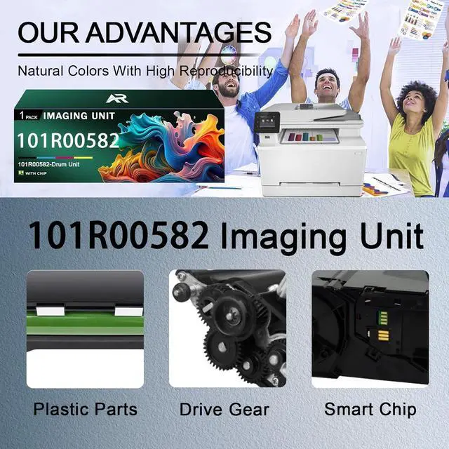 Alt view image 4 of 7 - 101R00582 Imaging Unit Compatible for Xerox 101R00582 Drum Unit Work for Xerox Versalink B600 B605 B610 B615 Printer